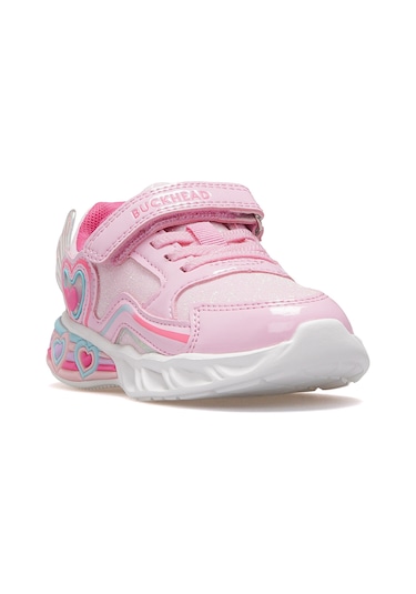 Berry Kız Çocuk Hafif Işıklı Sneaker Spor Ayakkabı 25k Buck3046 Pembe Pembe