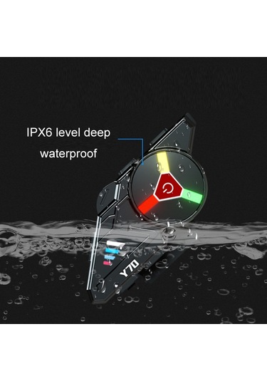 Kuqıbao Motosiklet Kaskı Dahili Su Geçirmez Bluetooth Uyumlu Kulaklık Sert Mikrofon