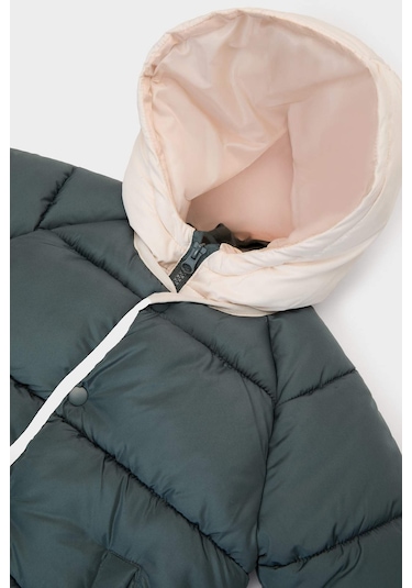 Defacto Erkek Bebek Su Geçirmez Çok Renkli Cepli Şişme Mont C3462a525augr314 Gri