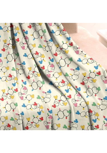 Noel Desenli 50x60 İnç Polar Battaniye, Yumuşak, Hafif Ve Kalın, Erkek, Kadın Ve Çocuk İçin Noel Işığı Kartun