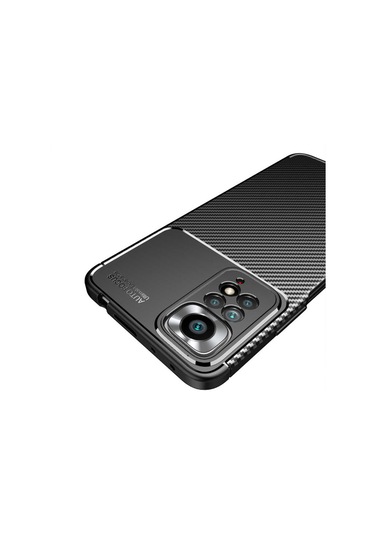 Xiaomi Redmi Note 11 Pro 5G Kılıf Karbon Silikon Case Kapak