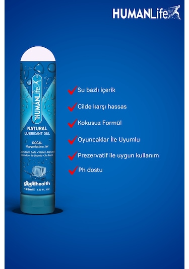 Humanlife Kayganlaştırıcı Jel Lubricant 125 ML