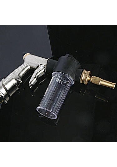 Symbee Yüksek Basınçlı Köpük Makinesi: Ayarlanabilir Pirinç Döner Nozul, Su Tasarrufu, Bahçe Ve Araç Temizliği İçin 3/4 İnç Universal Bağlantı