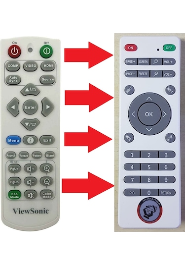 Viewsonic Q-3101 A0001005 Projeksiyon Kumandası