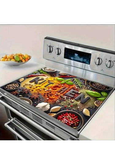 55 Cm X 45 Cm Mutfak Baharat Tasarımı Tezgah Üstü Bulaşık Kurutma Matı Bulaşıklık Kurutma Örtüsü Çok Renkli