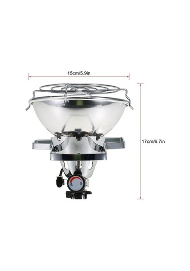 Bloomnest 1000w Taşınabilir Piezo Ateşlemeli Kamp Isıtıcısı - Uzun Gaz Tanklı, Dış Mekan Ve Acil Durum Çok Renkli Çok Renkli