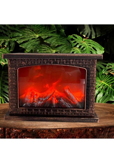 Suntek Led Şömine Fener Yılbaşı Süsü Patio Ofis Için Dekoratif