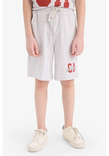 DeFacto Erkek Çocuk 2'li Takım Baskılı Kısa Kollu Tişört Şort E3405A825SMGR400