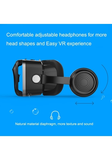 Vrshınecon G04ea Sürümü Artırmak 7th Vr Gözlük 3d Sanal Gerçeklik Oyunu Kulaklıklı Dijital Gözlük