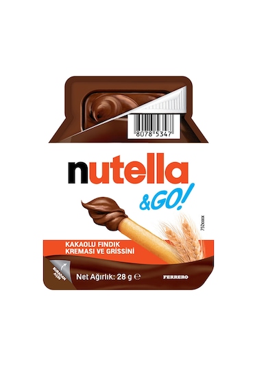 Nutella&go Kakaolu Fındık Kreması Ve Grissini 28 Gr - 12 Adet