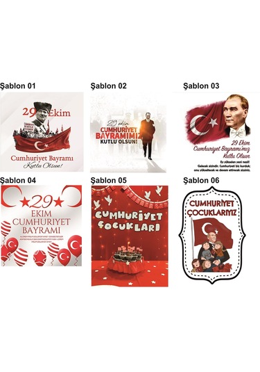 Farklı Market 29 Ekim Çikolatası Cumhuriyet Bayramı Çikolatası 20 Adet