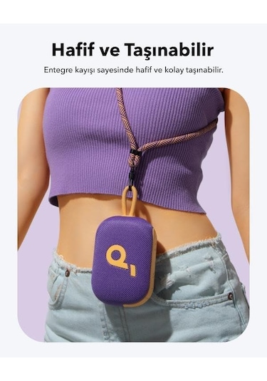 Anker Soundcore Select 4 Go Kablosuz Bluetooth Hoparlör - Mor