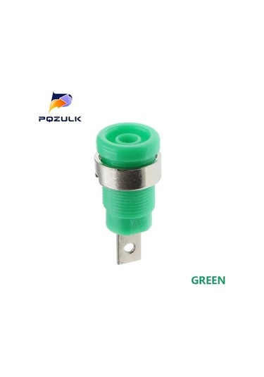 Agoodshop Yeşil Stil Mm Muz Fiş Dişi Jack Soket Fiş Tel Konnektörü 5 Renk Ea Multimetre Soket Muz Ka