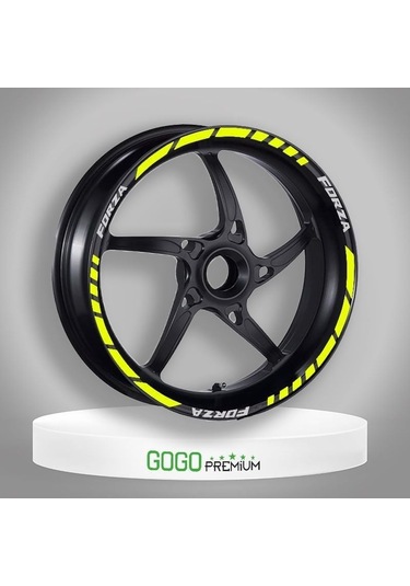 Florasan Sarı Iı Honda Forza Uyumlu 1 Set Jant Şeridi