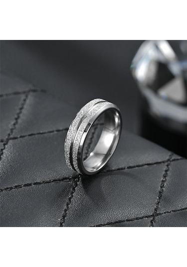 Altın Yeni Ürün Kişiselleştirilmiş Titanyum Çelik Yüzük Çift Yüzük Mizaç Çok Yönlü Trendy Aksesuarlar 13