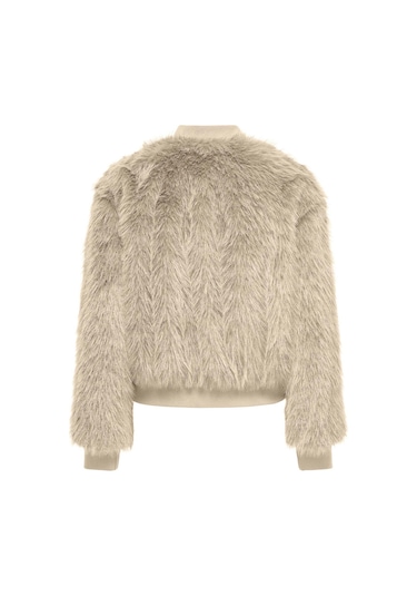 Only Manny Kadın Krem Polar Ceket 15322405-ps Krem