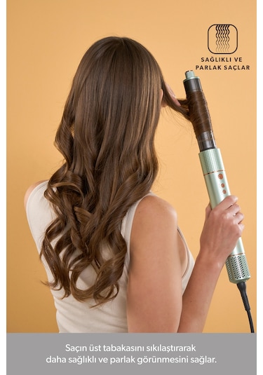 Homend Hairmony 4606H Saç Kurutma ve Şekillendirme Seti Su Yeşili