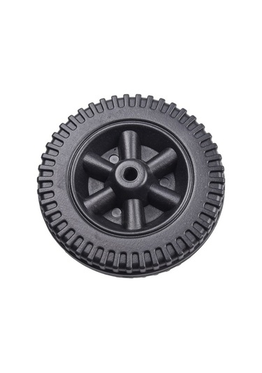 Besthome1 15cm Pp Malzeme Izgara Arabası Tekerlekleri - 2 Adet Boşluklu Hafif Fırça Teker, 4 Delikli Blower Modeli Renkli Çok Renkli