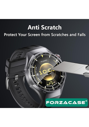 Forzacase Huawei Watch Gt6 Pro 46mm İle Uyumlu Temperli Kırılmaz Cam Ekran Koruyucu - Fc861