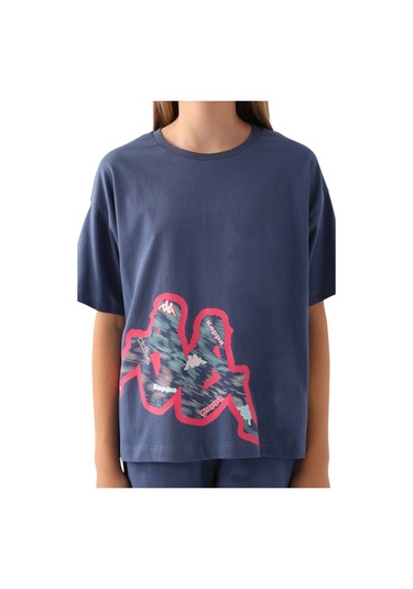 Kappa Kız Çocuk Lacivert T-shirt 341x14w Mavi