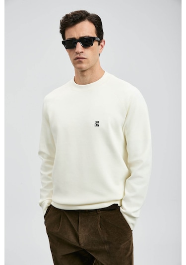 Lufian Grant Kırık Beyaz Erkek Sweatshirt 112030179 Kırık Beyaz Lufian Grant Kırık Beyaz Erkek Sweatshirt 112030179 Kırık Beyaz