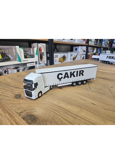 1/64 Ölçek Beyaz Volvo Fh4 Tır Maketi 25 Cm Boy