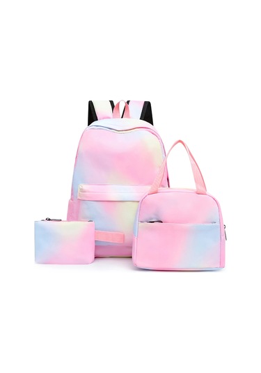 Vktech 3'lü Genç Okul Sırt Çantası Seti - Ayarlanabilir Kayışlı, Su Geçirmez Moda Çocuk Çantasıcamel CAMEL