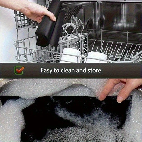 Trendooze Güneşli022 3 Adet Yapışmaz Izgara Altlığı Bbq Fırın Mikrodalga Dayanıklı 33x40cm