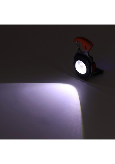 Mini Çalışma Işığı Çakmak Özellik Led Anahtarlık El Feneri Turuncu