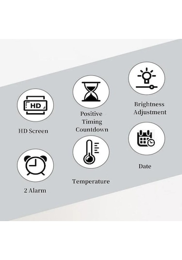 Tenfowee Renkli Led Dijital Alarm Saat - Sıcaklık, Tarih, Hafta Günü Gösterimi, Güneş Işığı Sensörlü, 12/24 Saat Formatı, Ev Ofis Kullanıma Uygun Turuncu Yeşil