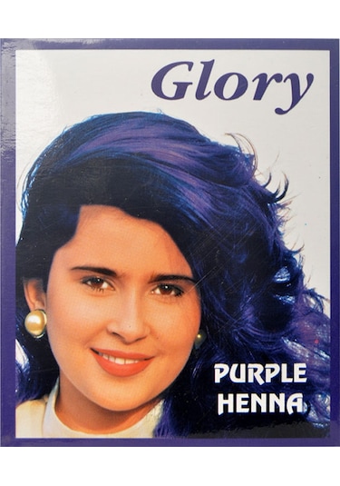 Glory Mor Hint Kınası (Purple Henna) 10 Gr Paket