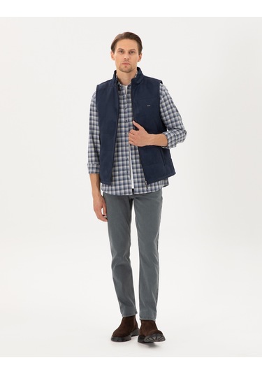 Pierre Cardin Erkek Lacivert Deri Mont-kaban 50300554-200 Lacivert