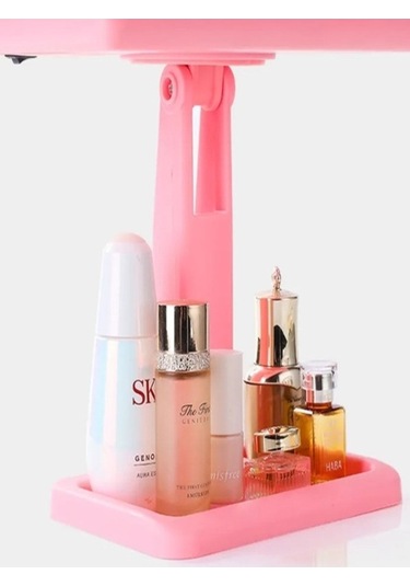 Gaman Işıklı Makyaj Aynası Pembe