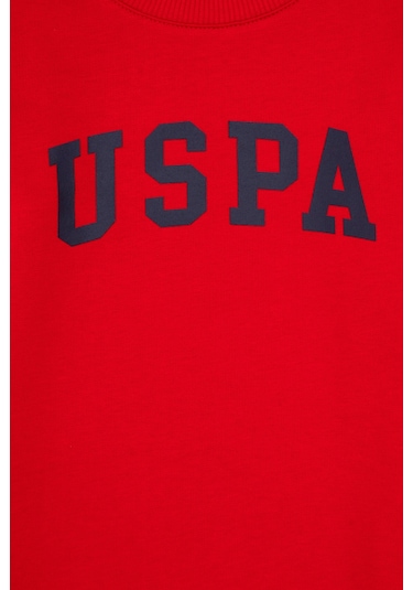U.s. Polo Assn. Erkek Çocuk Kırmızı Sweatshirt 50313830-vr171 Basıc Kırmızı