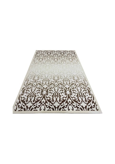 Tiffany Halı Tual TF 317 A 200x300 Beyaz Vizon Krem
