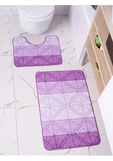 Solın Banyo Ve Tuvalet İçin Kaymaz Paspas 173705096 Leylak