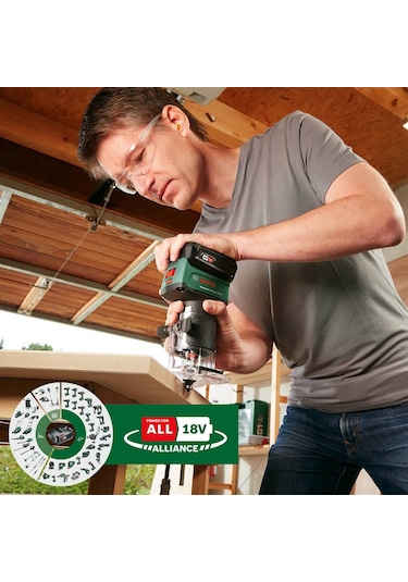 Bosch AdvancedTrimRouter 18V-8 Akülü Freze (Akü & Şarj Hariç) - 06039D5000