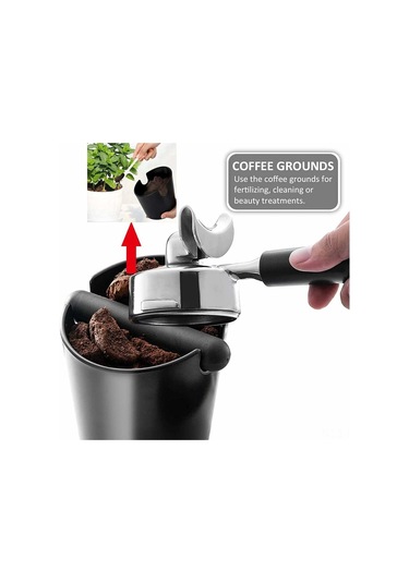 Ranyeek Kahve Tokuş Kutusu, Abs Malzeme, Oranj Renk, 12.2 Cm, Anti-kayma, Boyutlu Kapasite, Espresso Makinesi Arkadaşı, Barista Aksesuarı Diğer