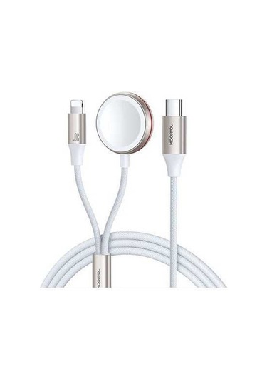 Tongxida Joyroom S-ıw012 2'si 1 Arada Usb'den 8 Pin'e Manyetik Kablosuz Şarj Veri Cihazı, 1.5m, Şarj Ve Veri Transferi İçin Id