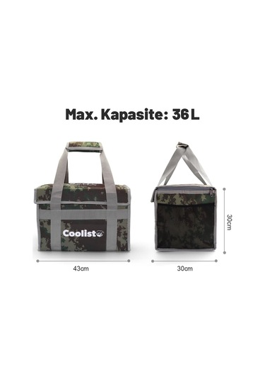 Coolist Cl36c 36 Litre Katlanabilir Termos Bez Çanta / Buzluk Fr Cl36c