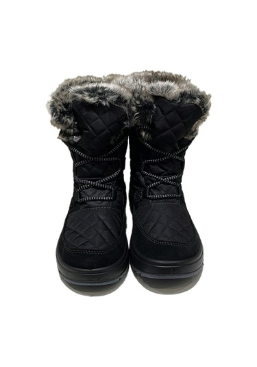 Bot Kadın Diğer 6305r 41j Jacalu Textile Upper And Leather-pu Sole Black Siyah