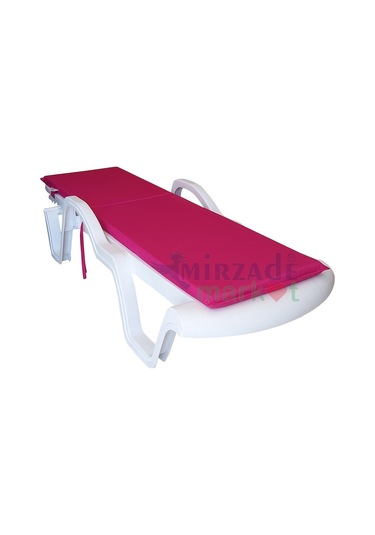 Mirzademarket Şezlong Minderi Standart Su Geçirmez Malzeme-Pembe