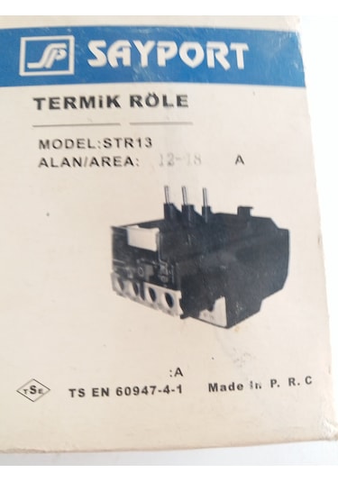 SAYPORT STR13 (12-18A) TERMİK ROLE