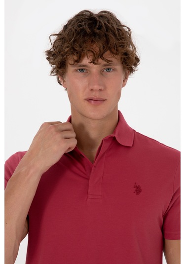 U.s. Polo Assn. Erkek Vişne Tişört Basic 50306015-vr223 Vişne