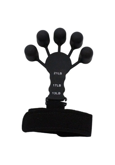 Parmak Güçlendirici El Kavrama Güçlendirici Egzersiz Siyah