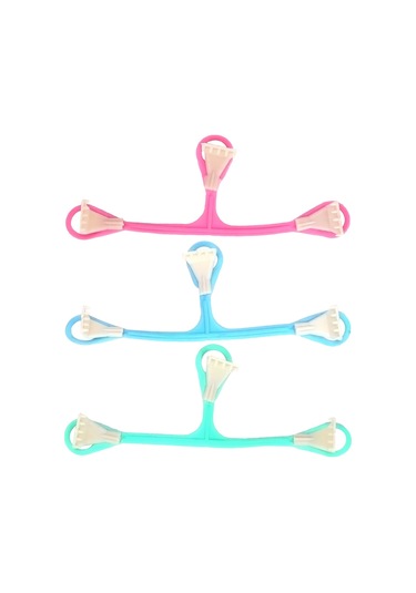 Sones 3 Adet Plastik Üç Kancalı Küçük Pençe Bebek Bezi Tokasırastgele Renk Teslimatı