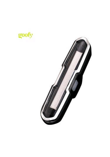 Mavi-sarı-kırmızı Çakarlı Usb Şarjlı 100 Lümen Bisiklet Stop Lambası Siyah - Kırmızı - Beyaz