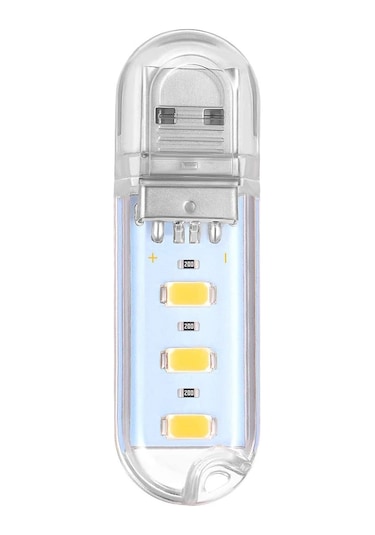 Taşınabilir Mini USB 3 LED GünIşığı Lamba 5730 SMD Kamp Stick Led