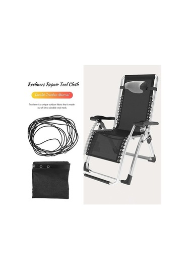 Bloomnest Sandalye Yedek Kumaş Katlanır Koltuklar Açık Hava Kampı Veranda Bahçe Havuzu İçin 63x17in Altın-siyah A1003 Altın - Siyah