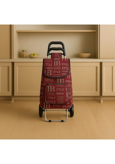 Vadi Su Geçirmez Çantalı Katlanabilir Alüminyum Pazar Arabası